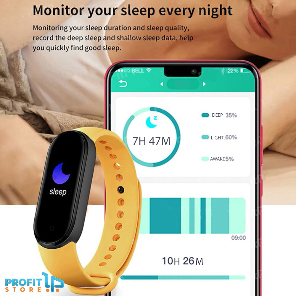 Αδιάβροχο Βιομετρικό Smartwatch Άθλησης Health & Fitness® Daily - Activity Tracker με Μετρητη Καρδιακού Παλμού, Πιεσόμετρο, Οξύμετρο, Ποιότητα Ύπνου, Βηματομετρητή, Θερμιδομετρητή, Χρονόμετρο Smart Band Ρολόι